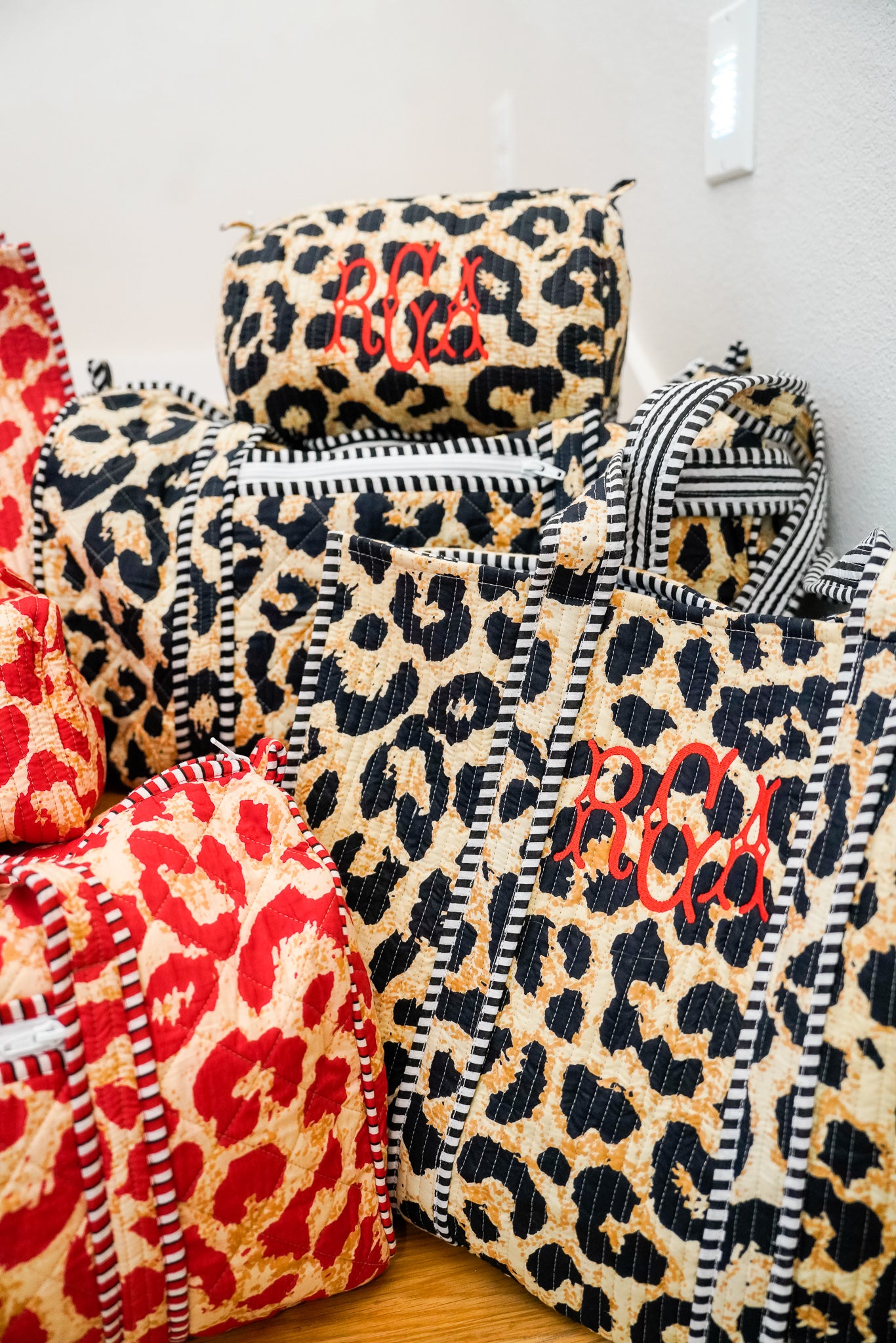 Quilted Block-Print - Leopard Collection | Customizable – KenzKustomz