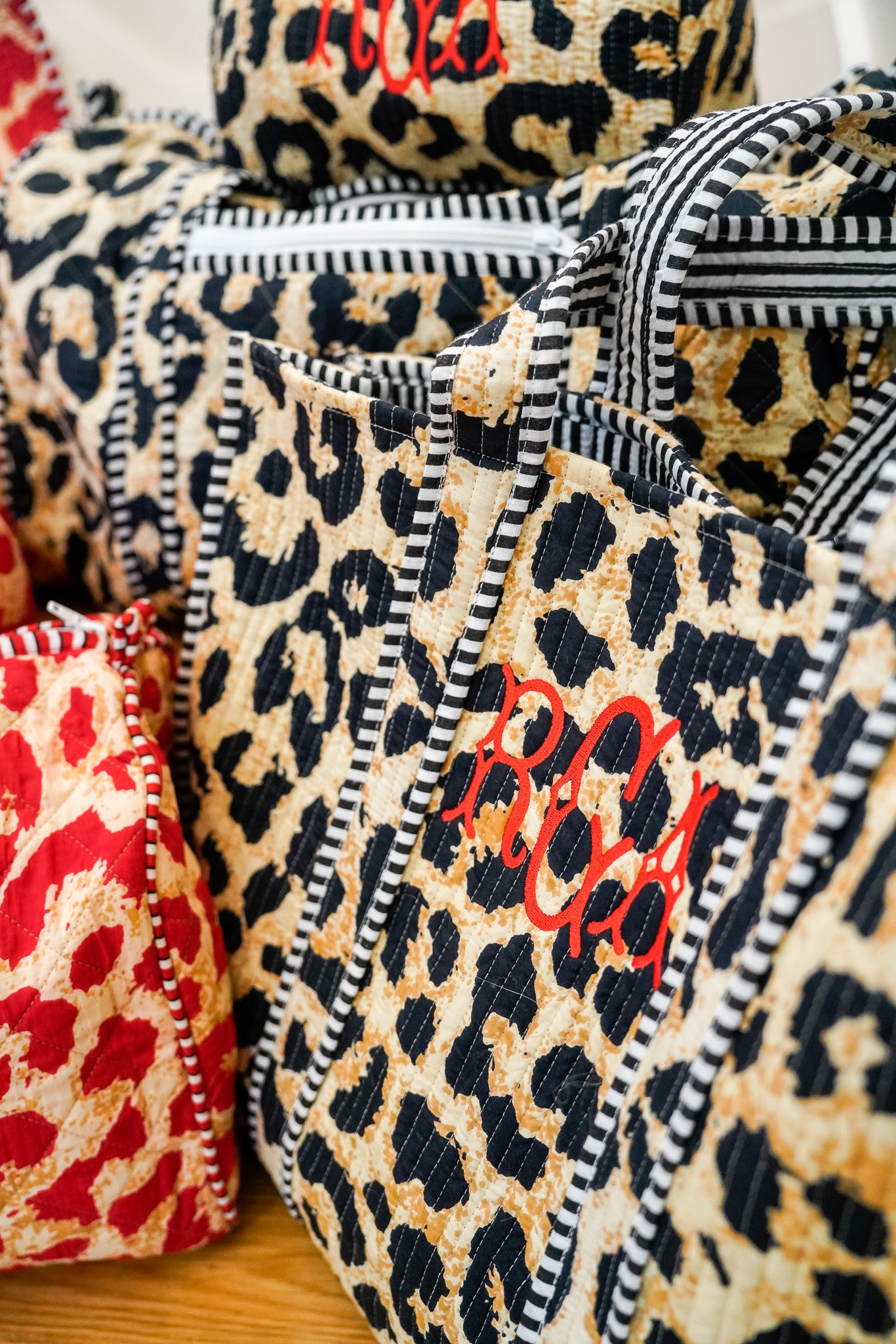 Quilted Block-Print - Leopard Collection – KenzKustomz