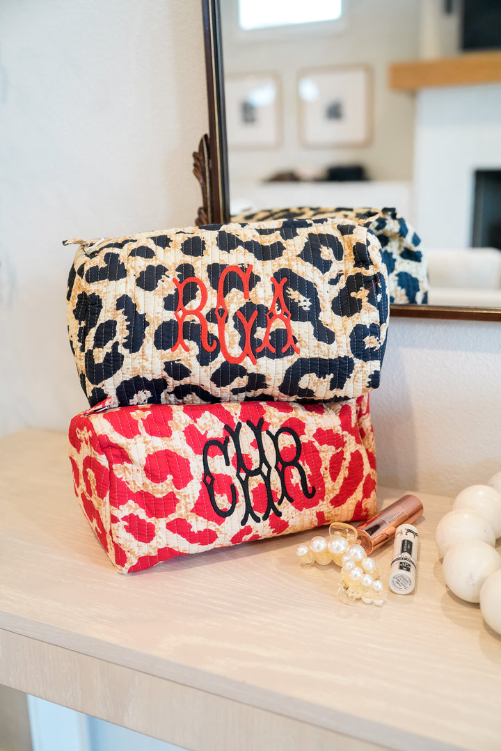 Quilted Block-Print - Leopard Collection