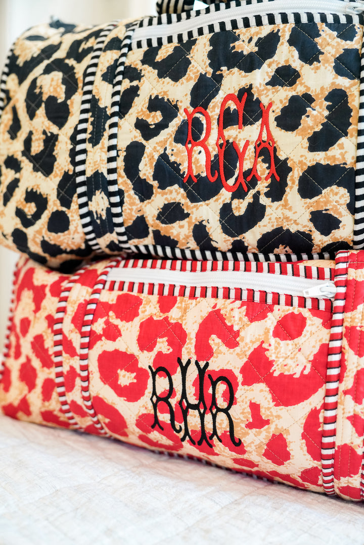 Quilted Block-Print - Leopard Collection