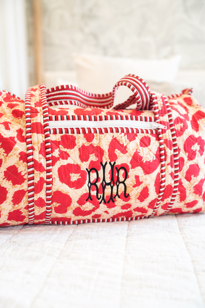 Quilted Block-Print - Leopard Collection