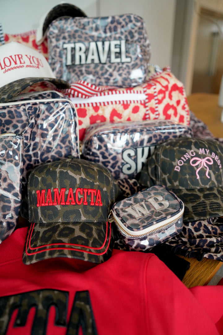 Leopard - Clear Coat Bag For Embroidery - PREORDER