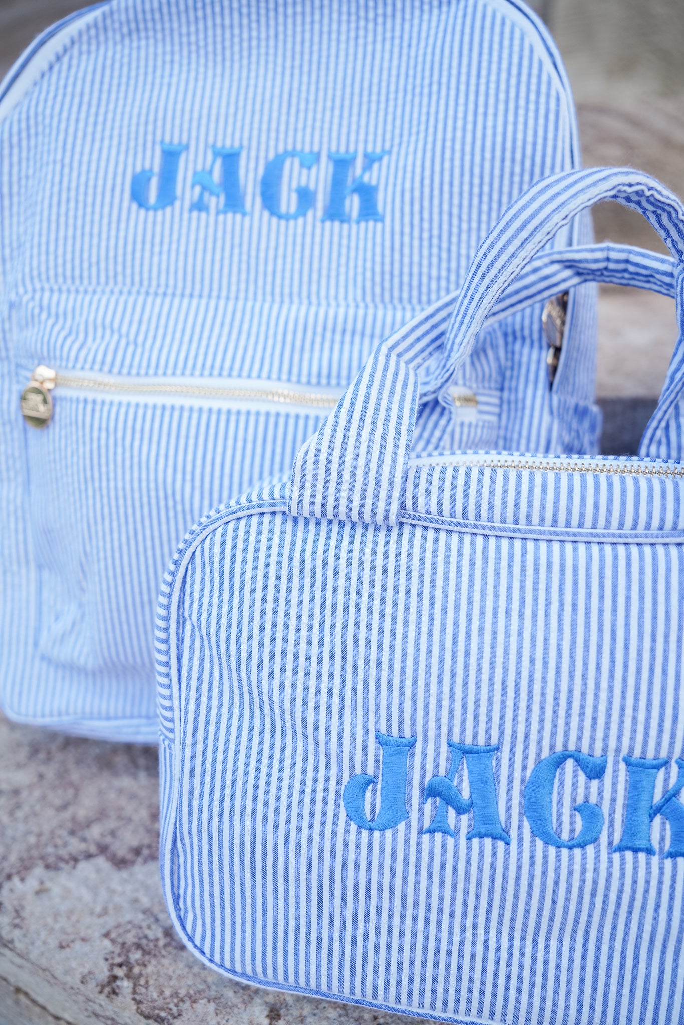 Gingham Backpack - PLAIN NO EMBROIDERY – KenzKustomz