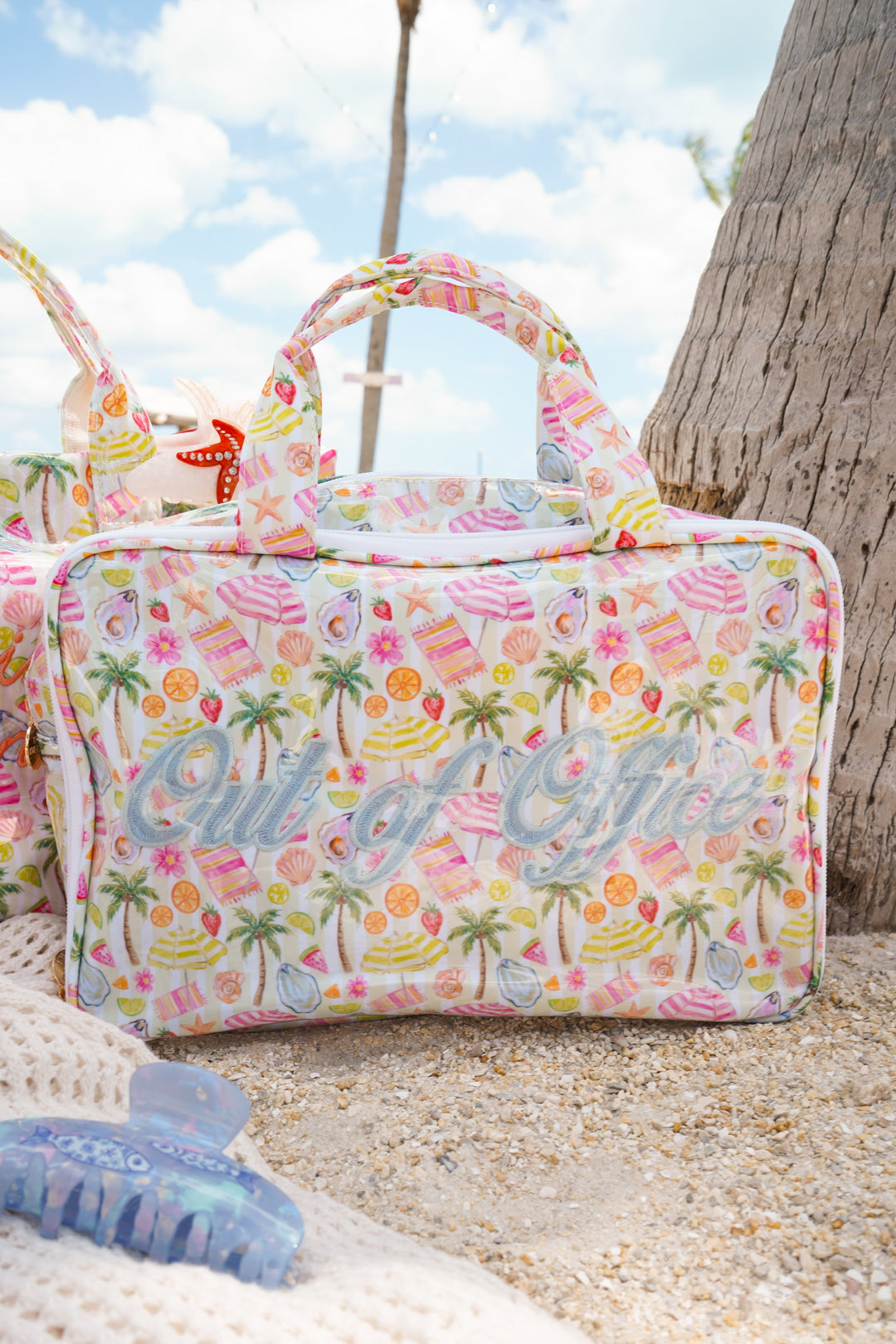 Out Of Office - Clear Coat Toiletry Case