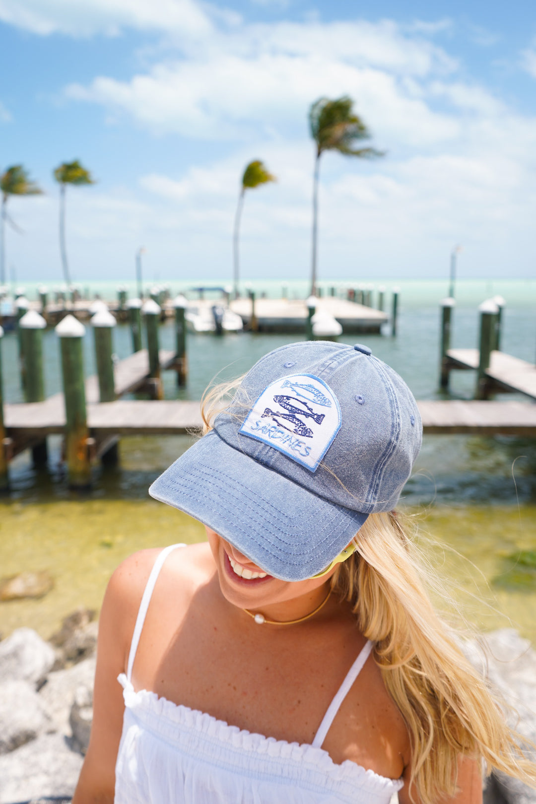 Sardines Hat - Pink &amp; Blue