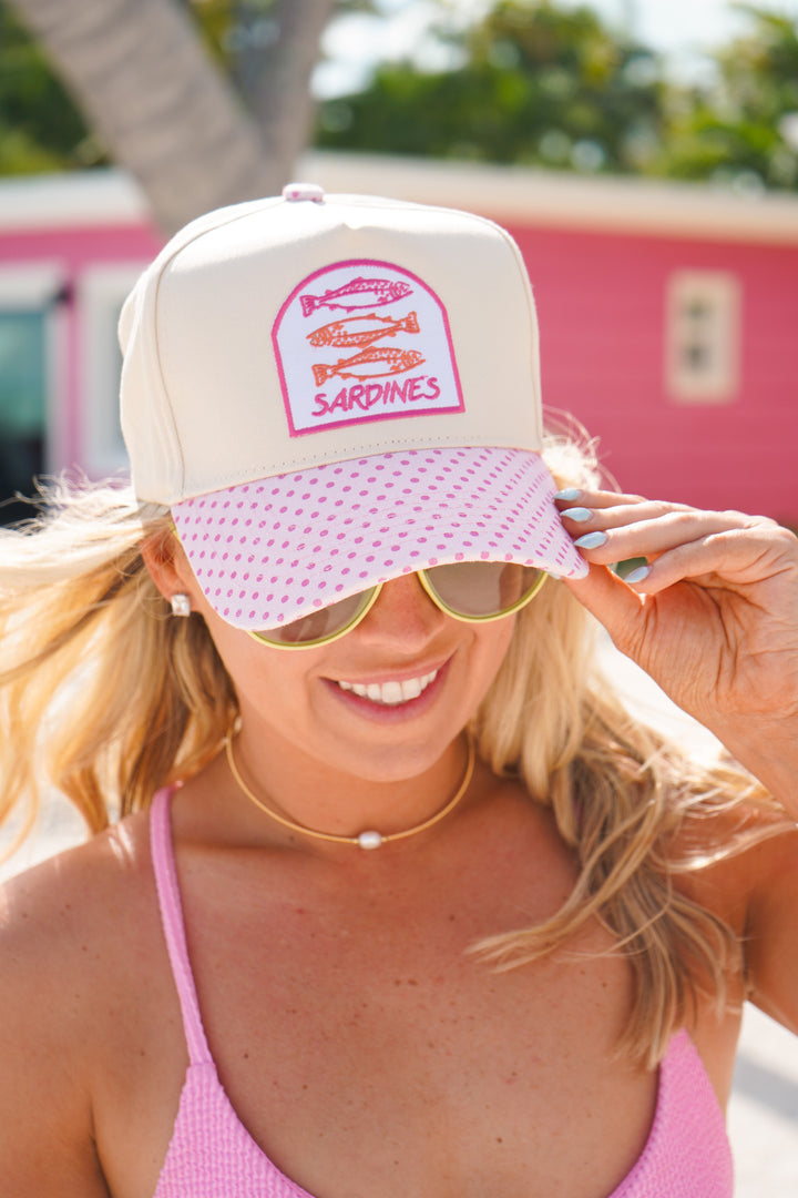 Sardines Hat - Pink &amp; Blue