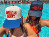 Living The American Dream - Navy Trucker Hat