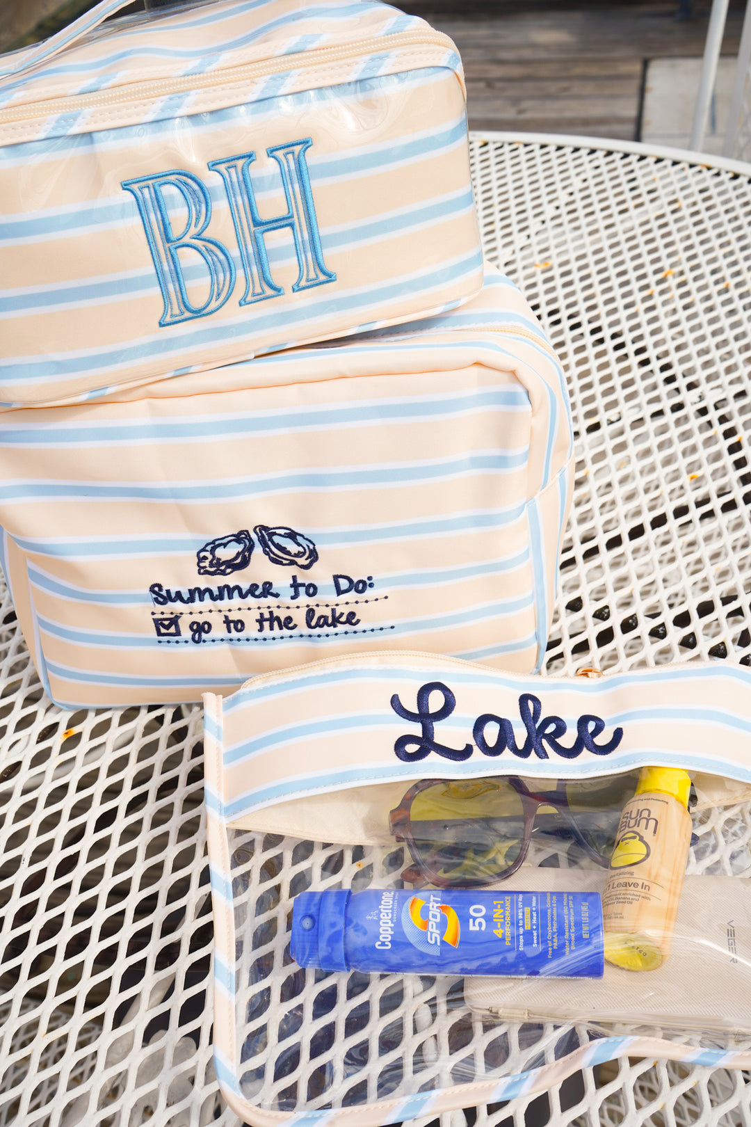 Lake - Butter &amp; Blue Clear Pouch