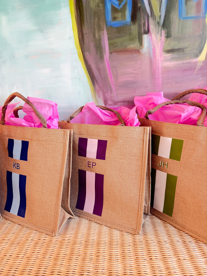 Custom Burlap Tote Bag