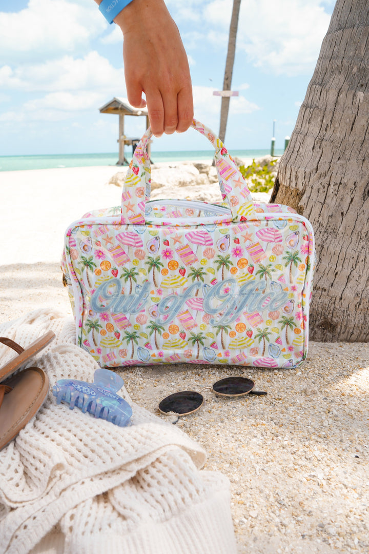 Out Of Office - Clear Coat Toiletry Case