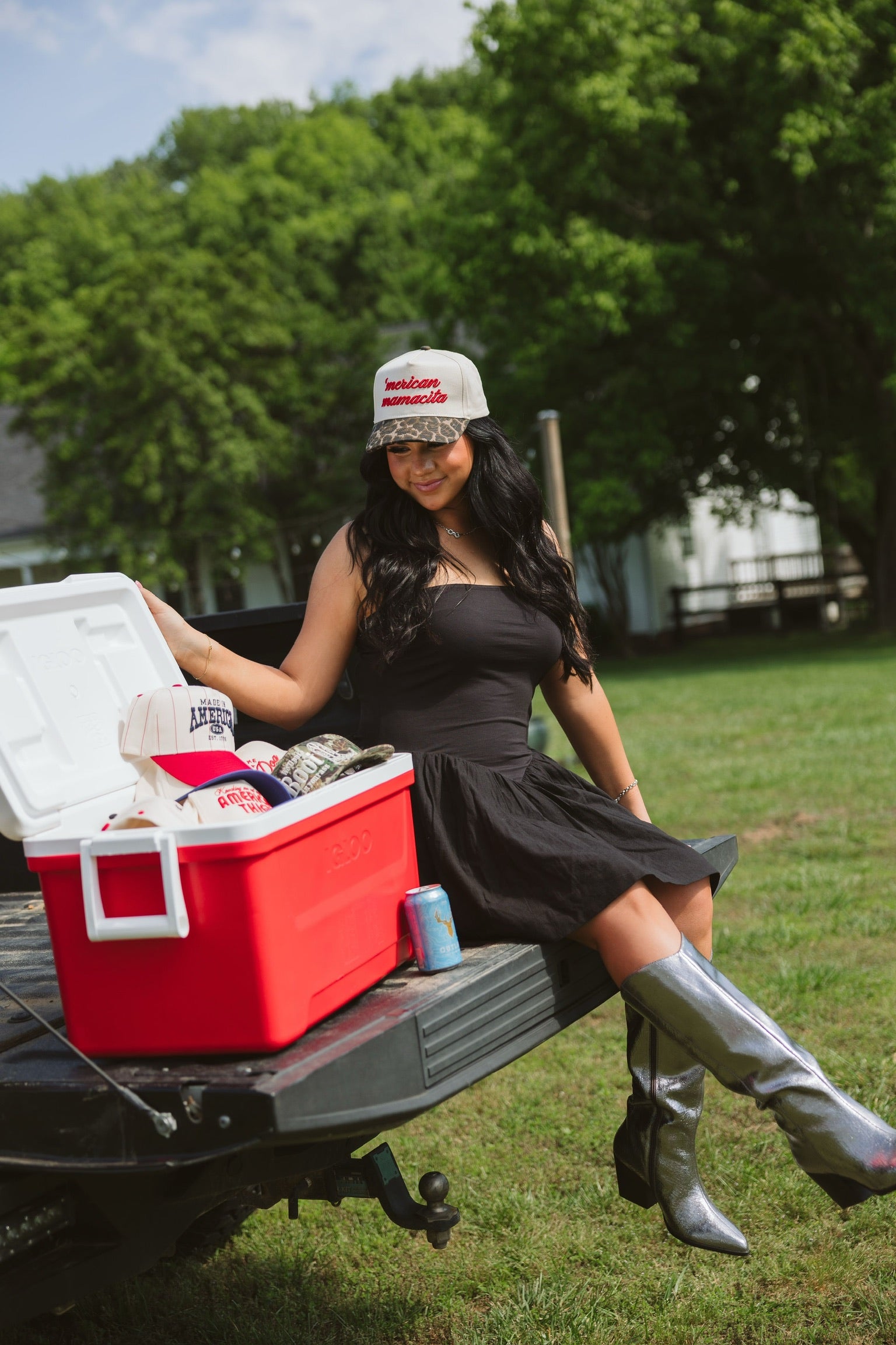 Merican Mamacita - Leopard Vintage Trucker Hat – KenzKustomz