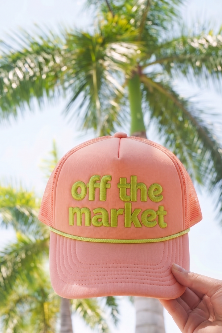 Off the Market - Peach Foam Trucker Hat