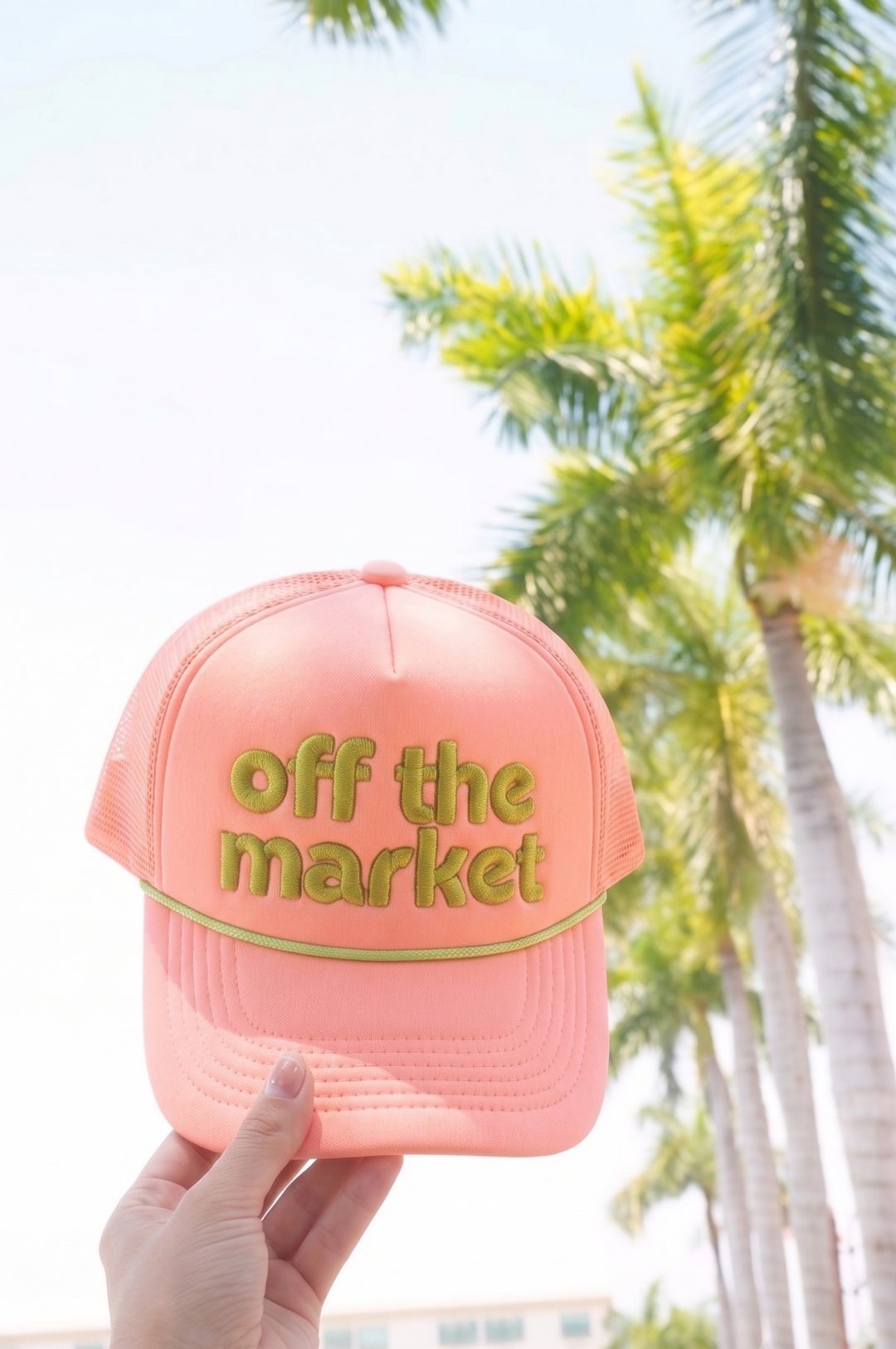 Off the Market - Peach Foam Trucker Hat