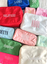 Nylon Customizable Makeup Bag Collection - Embroidery