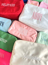 Nylon Customizable Makeup Bag Collection - Embroidery