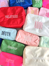 Nylon Customizable Makeup Bag Collection - Embroidery