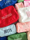 Nylon Customizable Makeup Bag Collection - Embroidery