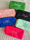 Nylon Customizable Makeup Bag Collection - Embroidery