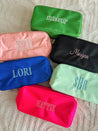 Nylon Customizable Makeup Bag Collection - Embroidery