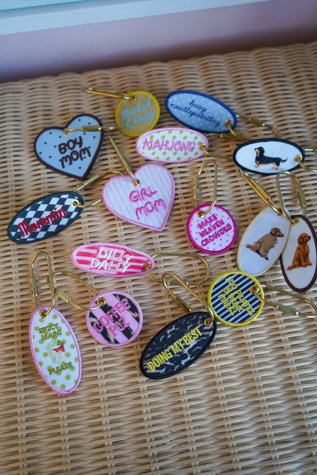 Embroidered Bag Tags