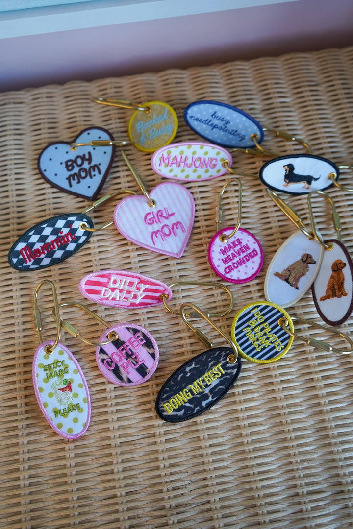 Embroidered Bag Tags