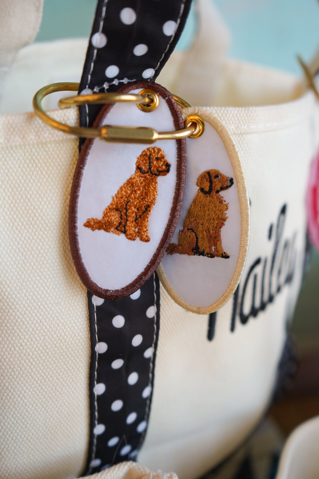 Embroidered Bag Tags