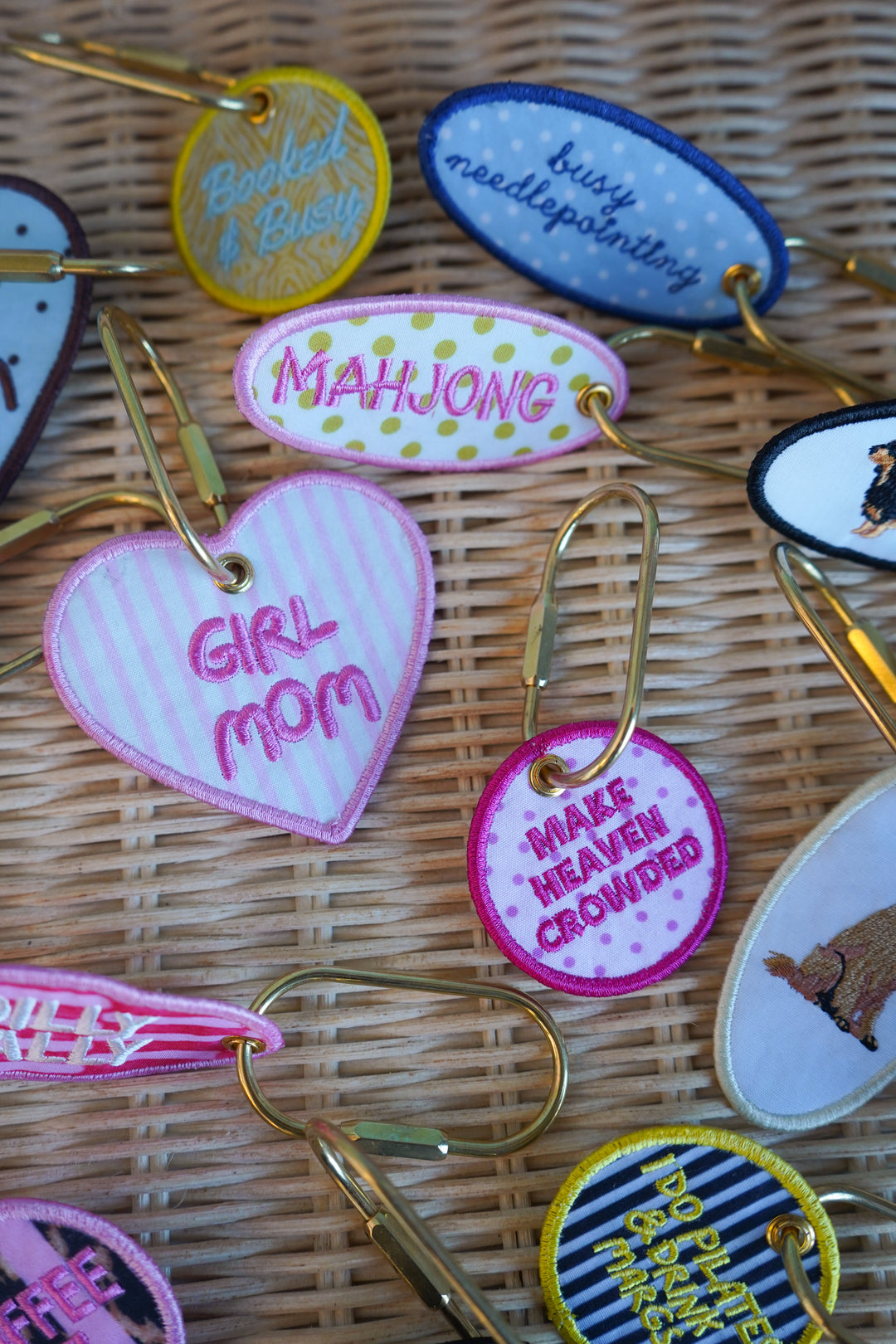 Embroidered Bag Tags
