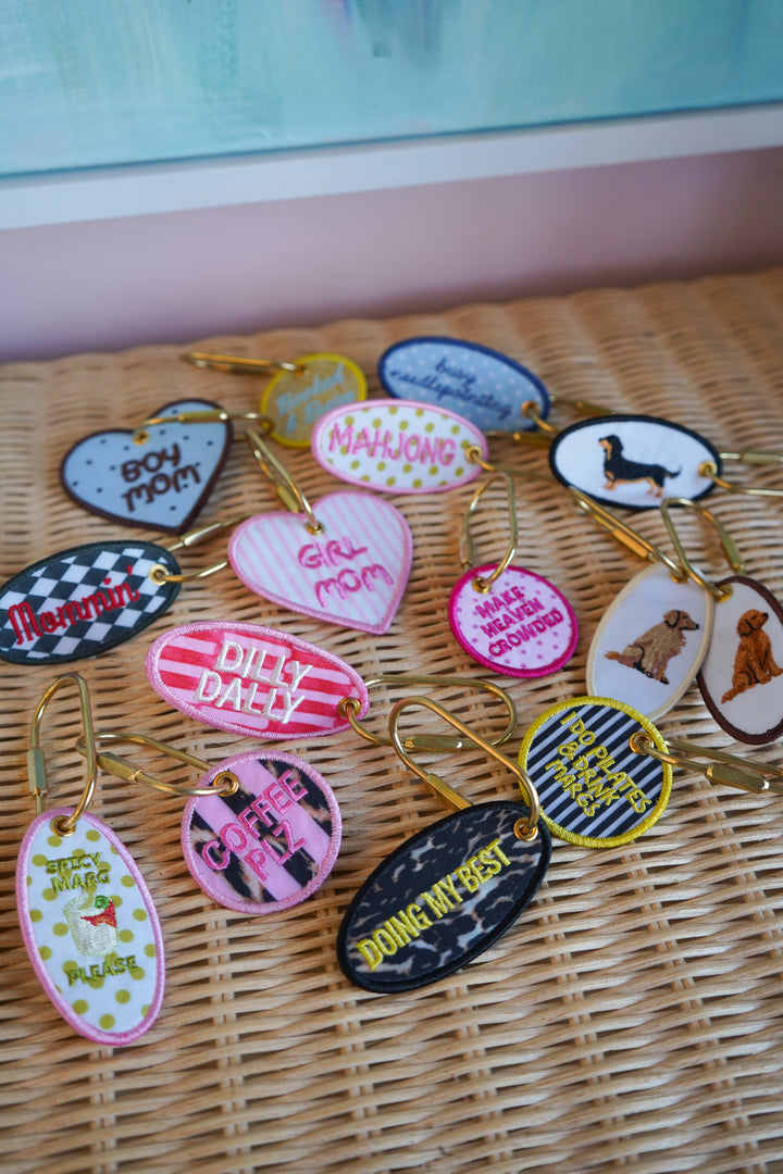 Embroidered Bag Tags