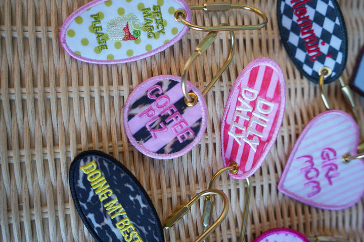 Embroidered Bag Tags
