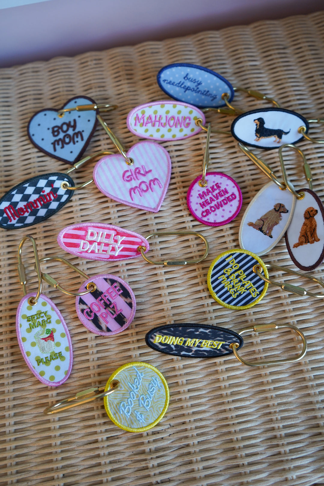 Embroidered Bag Tags