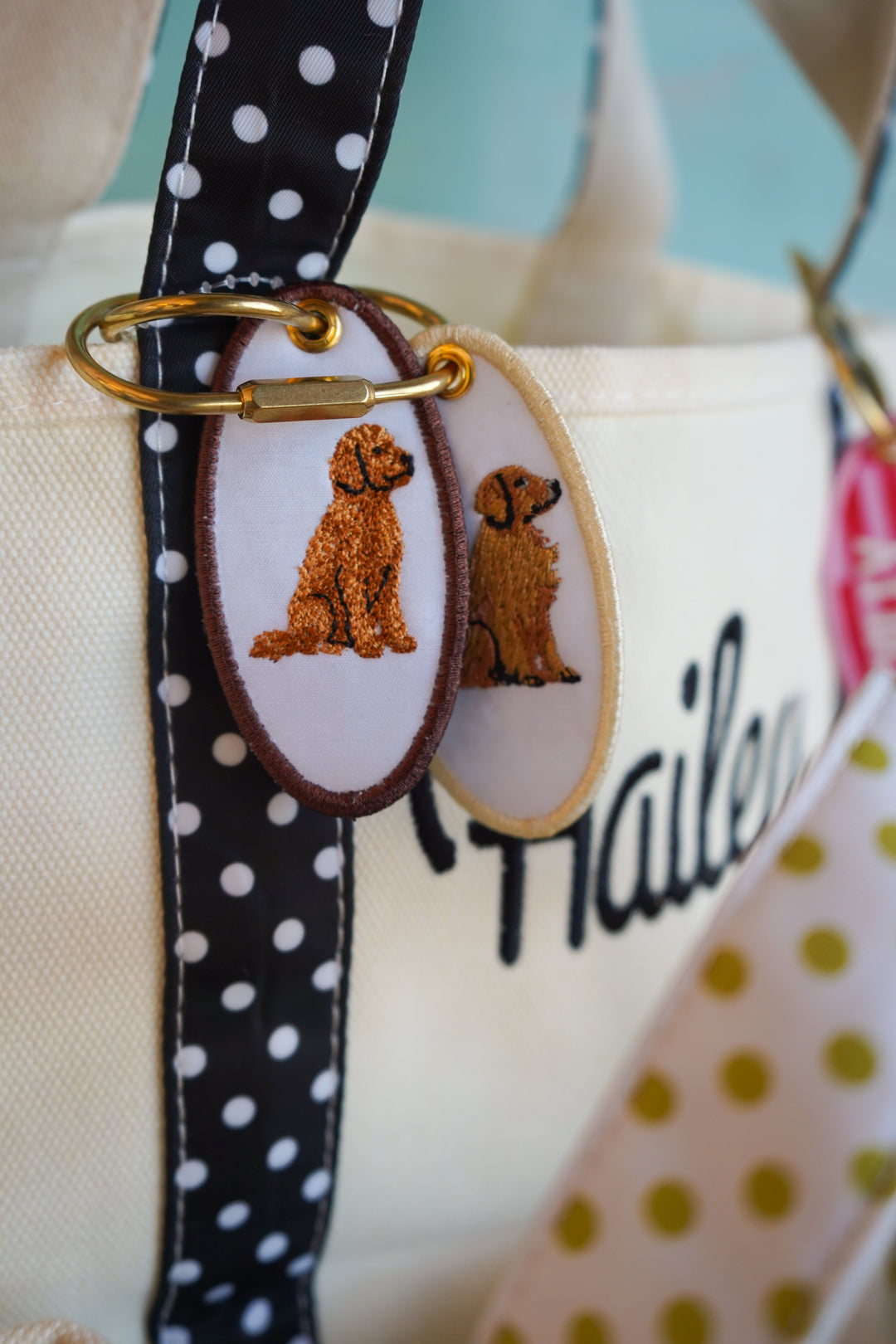 Embroidered Bag Tags