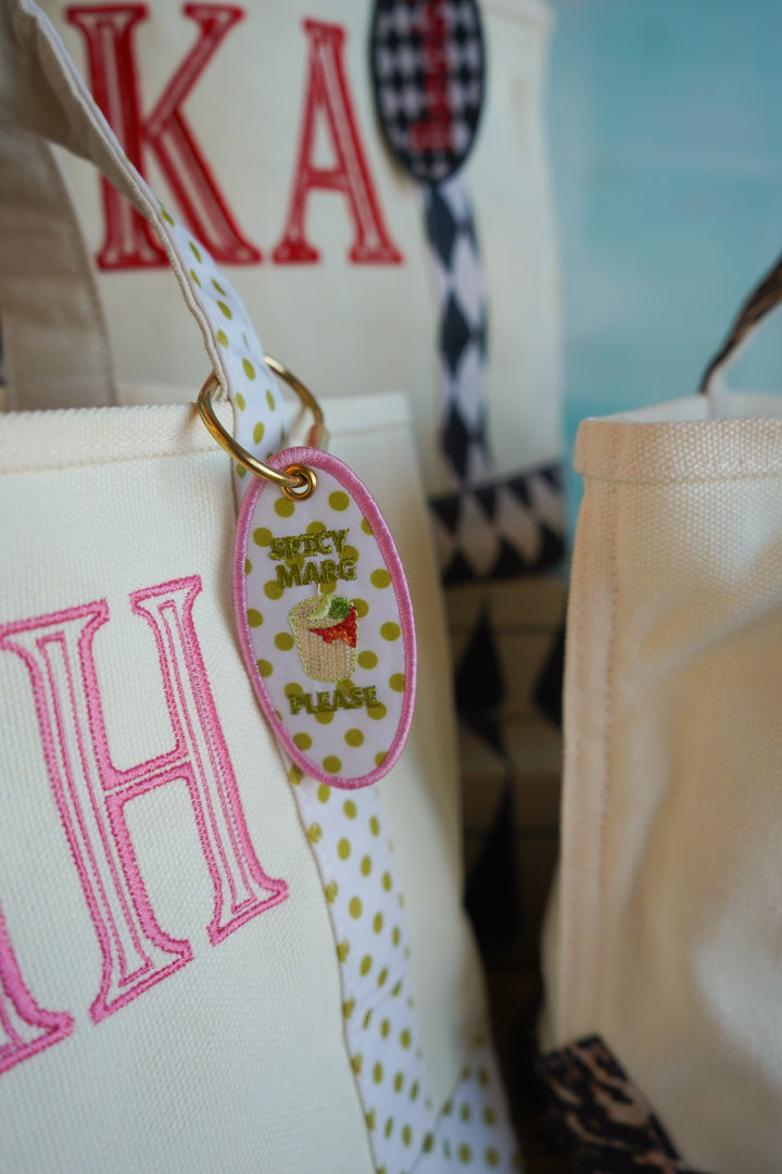 Embroidered Bag Tags