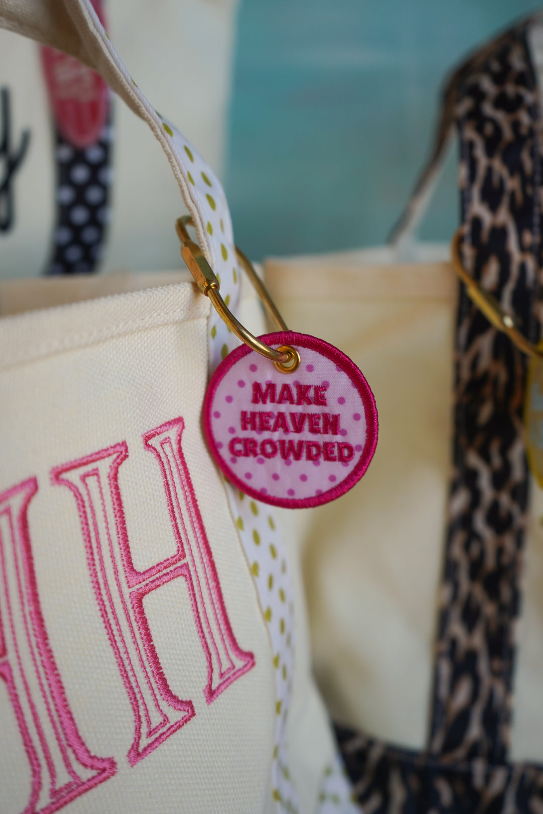 Embroidered Bag Tags