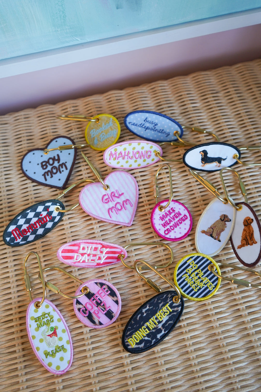 Embroidered Bag Tags