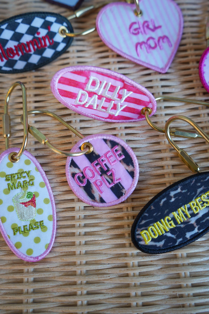 Embroidered Bag Tags