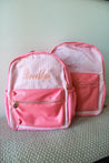 Pink Stripe Backpack