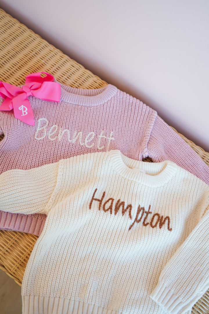 Custom Baby Sweater