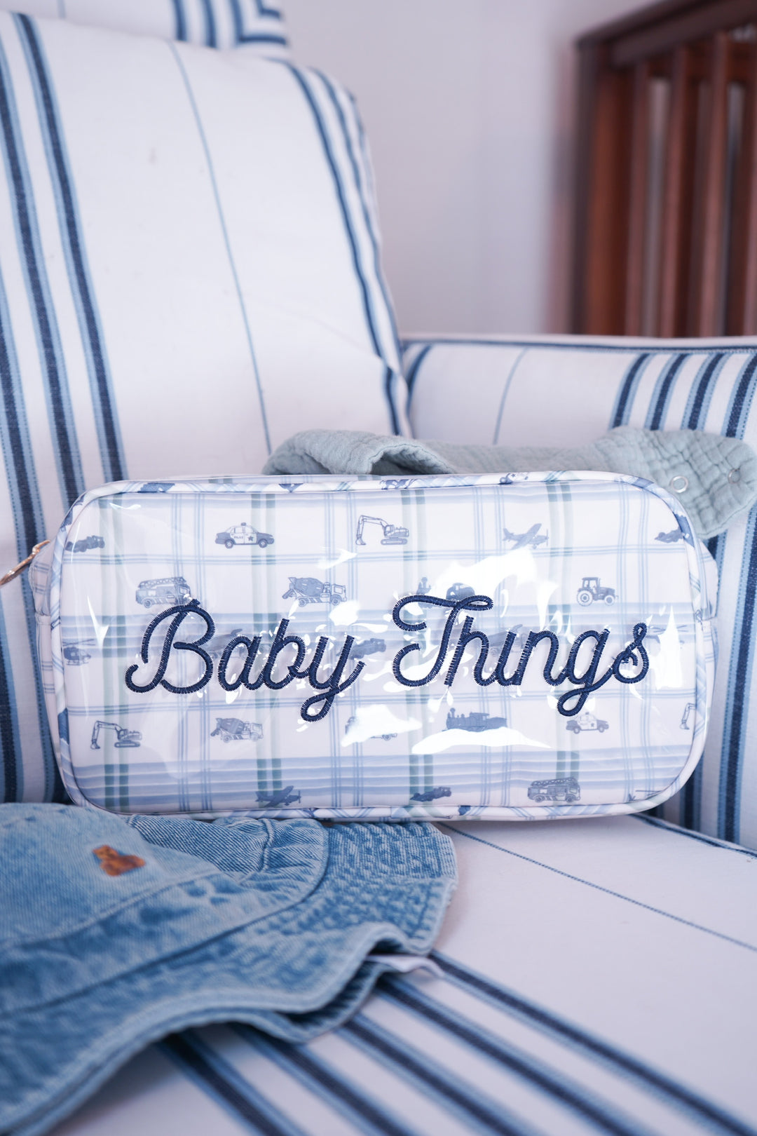 Baby Things - Clear Coat Large Bag