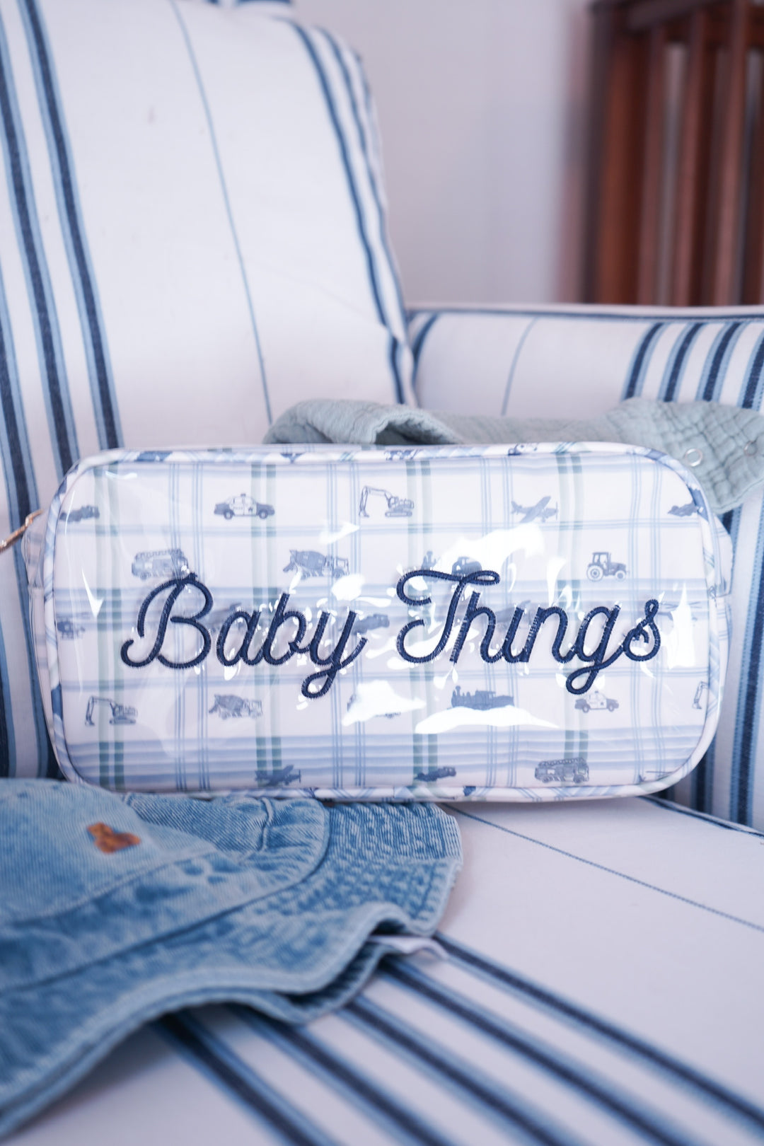 Baby Things - Clear Coat Large Bag