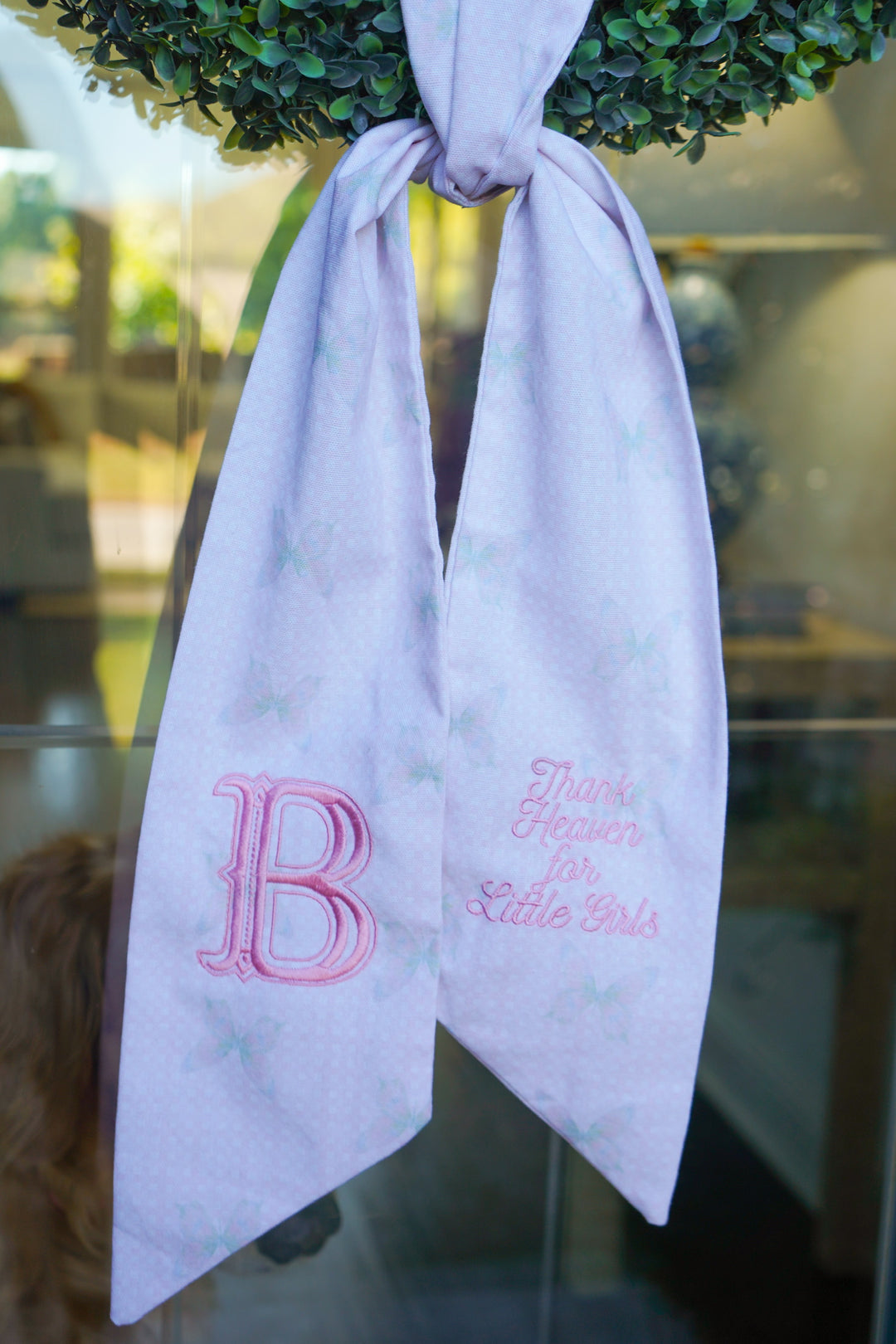 Thank Heaven - Wreath Sash