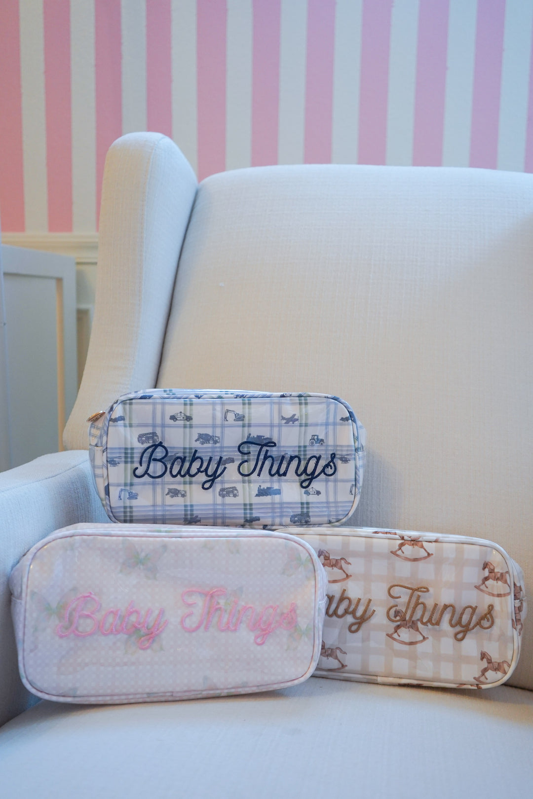 Baby Things - Clear Coat Large Bag