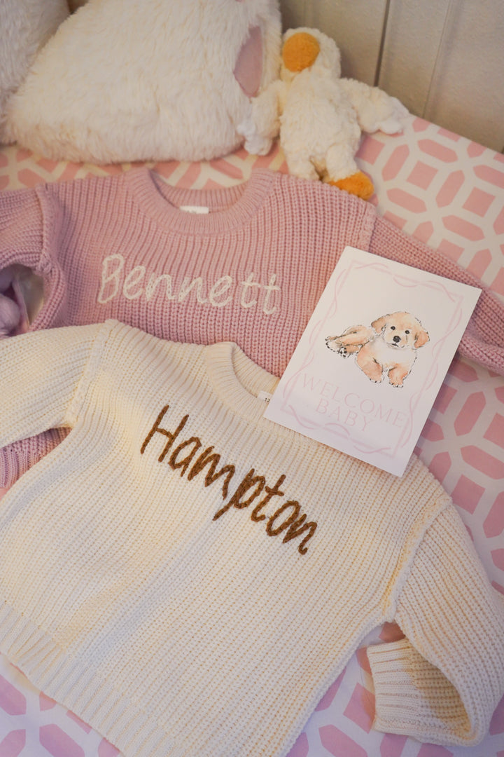 Custom Baby Sweater