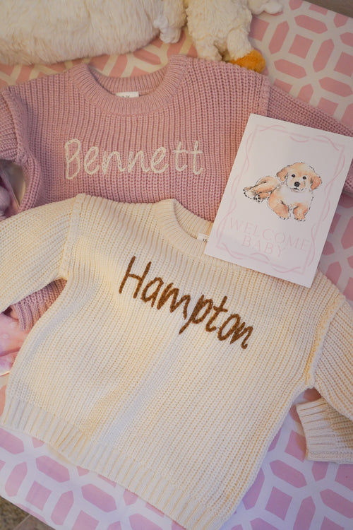 Custom Baby Sweater