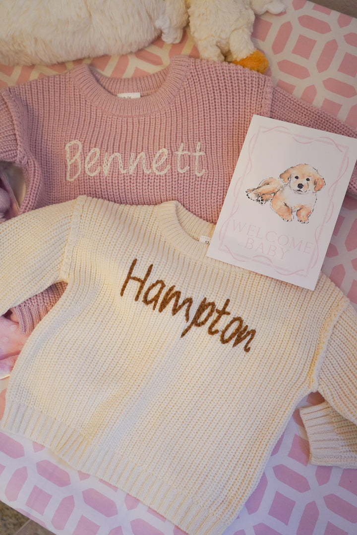 Custom Baby Sweater