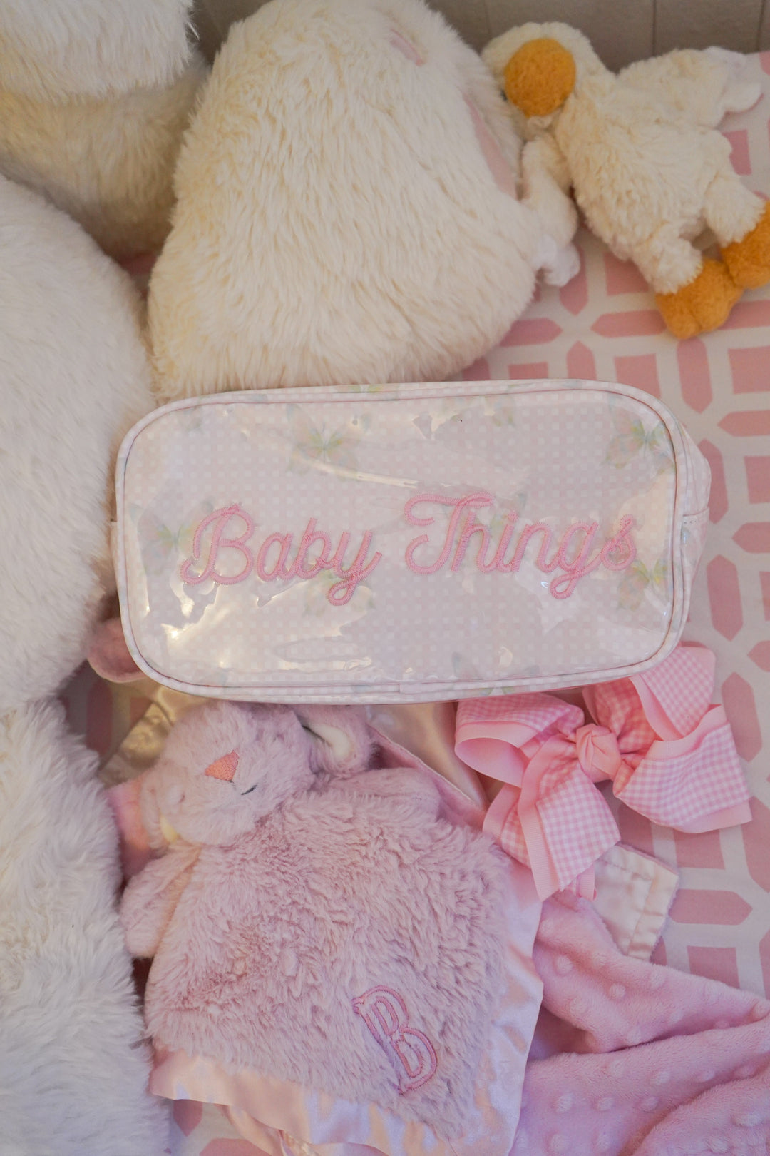 Baby Things - Clear Coat Large Bag