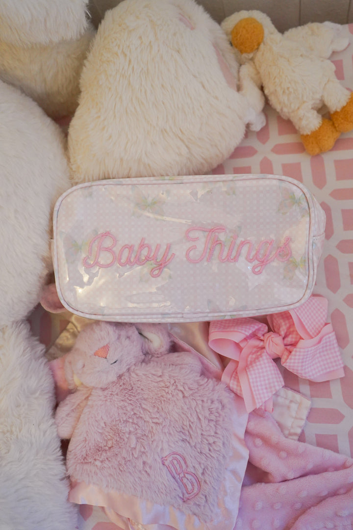Baby Things - Clear Coat Large Bag