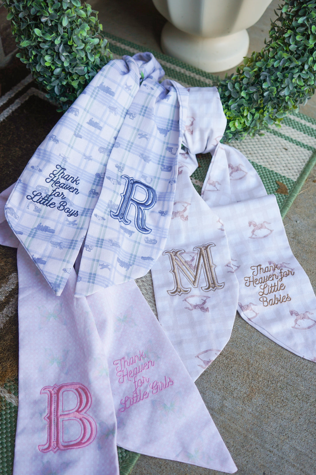 Thank Heaven - Wreath Sash
