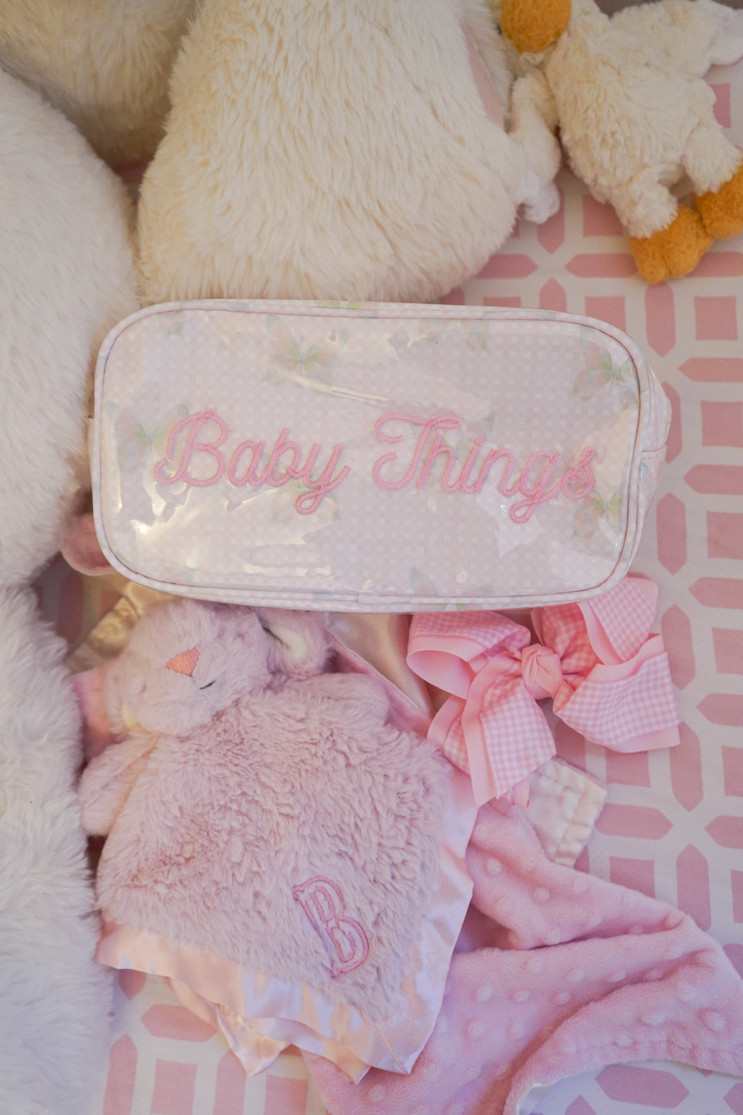 Baby Things - Clear Coat Large Bag
