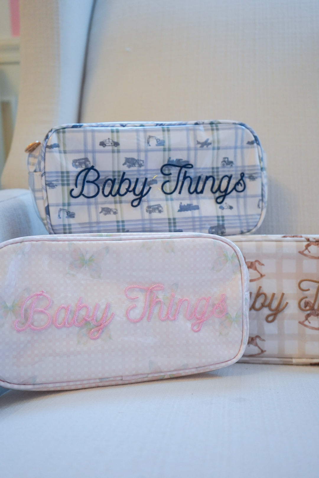 Baby Things - Clear Coat Large Bag
