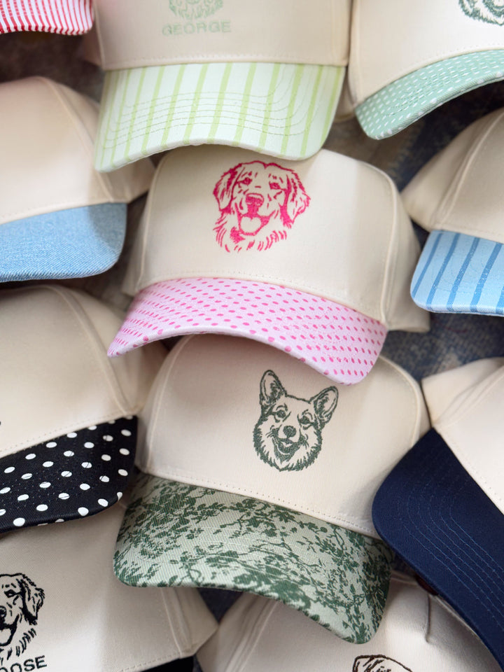 Custom Embroidered Dog Trucker Hat